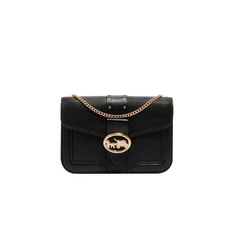 商品Coach|香港直邮coach蔻驰女士黑色单肩包F6925IMBLK款式新颖潮流时尚,价格¥3195,第1张图片