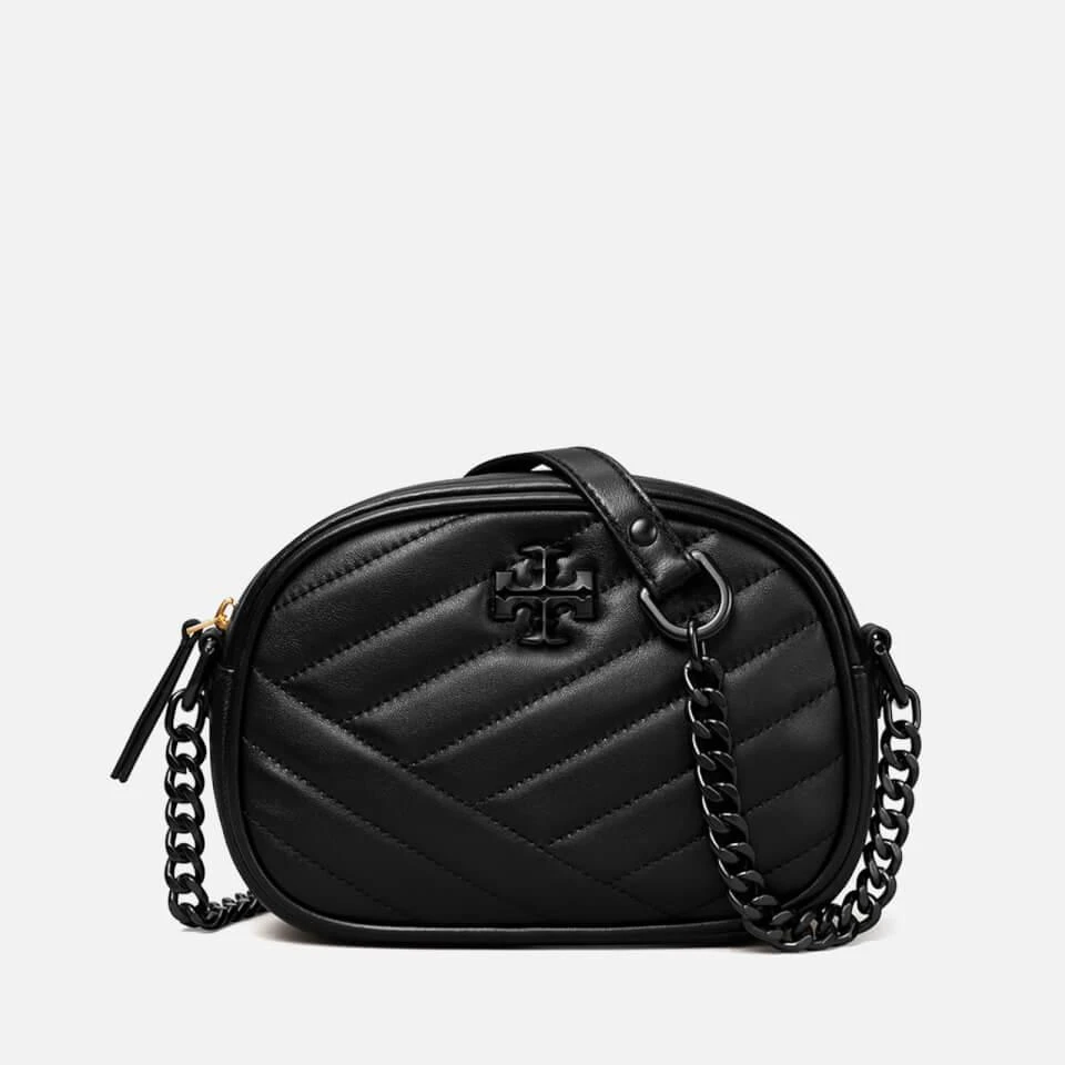 商品Tory Burch|Tory Burch Women's Kira Chevron Powder Coated Small Camera Bag - Black,价格¥3397,第1张图片