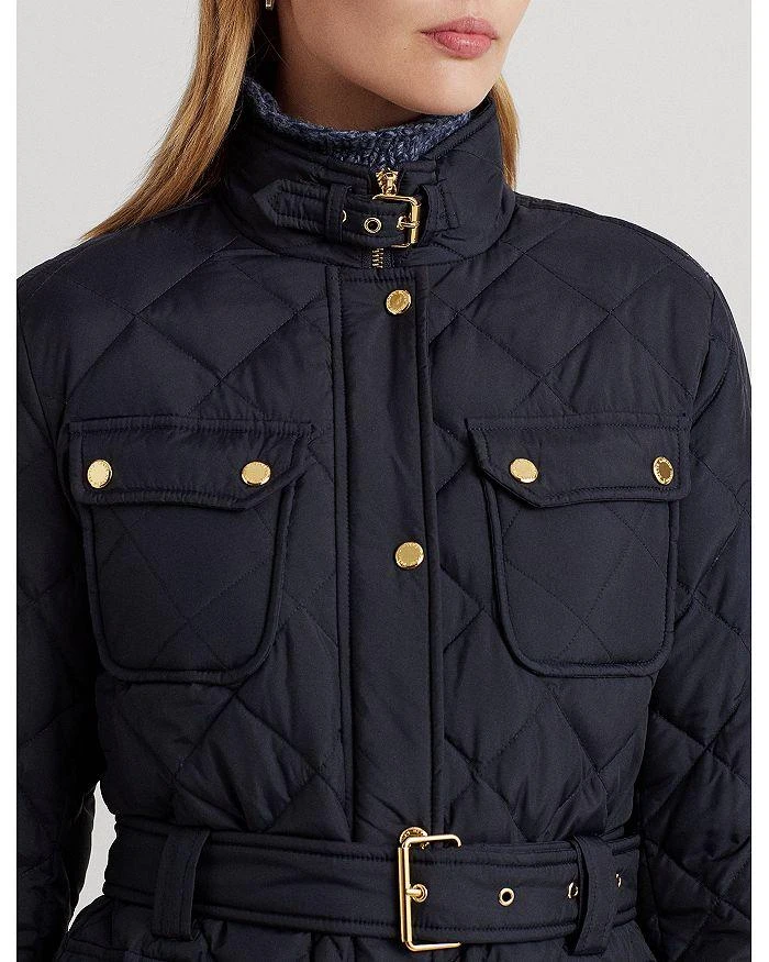 商品Ralph Lauren|Diamond Quilted Belted Coat,价格¥1231,第5张图片详细描述