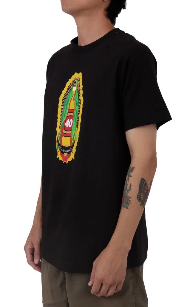 商品40s & Shorties|Virgin Bottle T-Shirt - Black,价格¥149,第2张图片详细描述