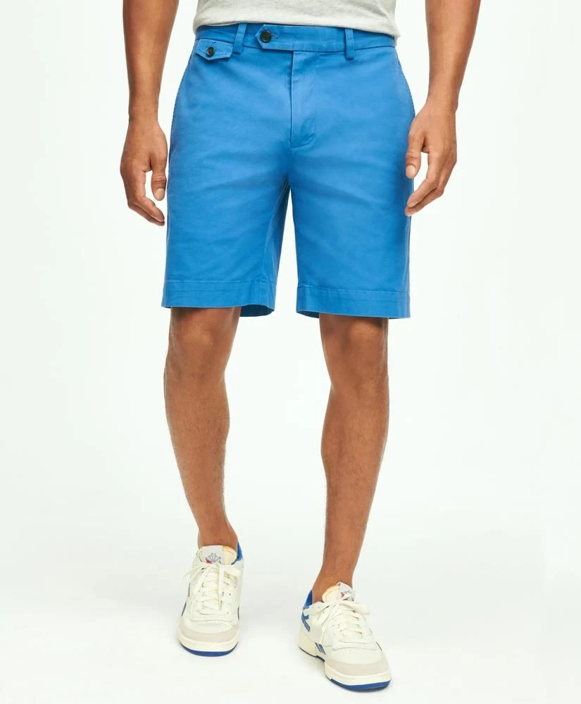 商品Brooks Brothers|9" Canvas Poplin Shorts in Supima® Cotton,价格¥163,第1张图片