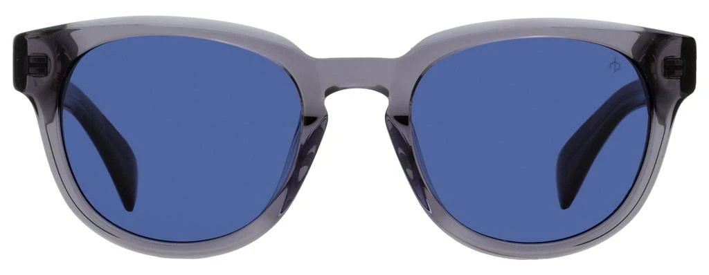 商品Rag & Bone|Rag & Bone Men's Slayton Sunglasses RNB6001S KB7KU Transparent Grey 51mm,价格¥436,第2张图片详细描述