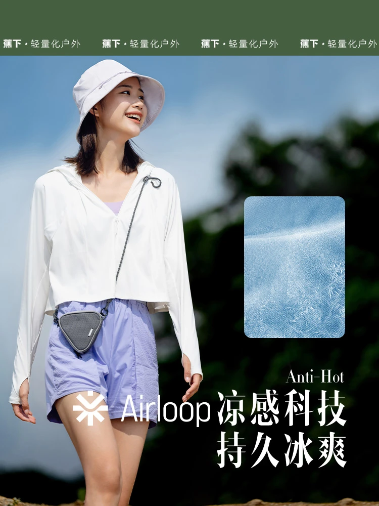 商品[国内直发] Beneunder|蕉下倚风防晒衣女夏季专业原纱冰丝凉感透气防紫外线外套防晒服,价格¥318,第1张图片