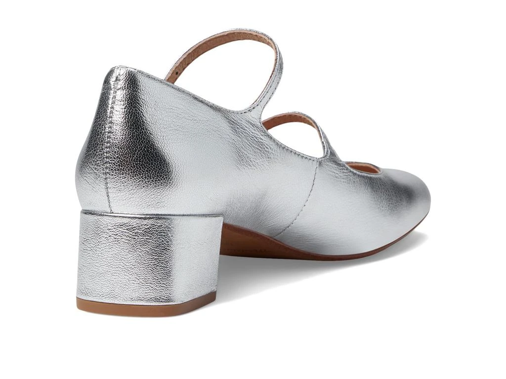 商品Madewell|The Nettie Heeled Mary Jane in Metallic Leather,价格¥914,第5张图片详细描述