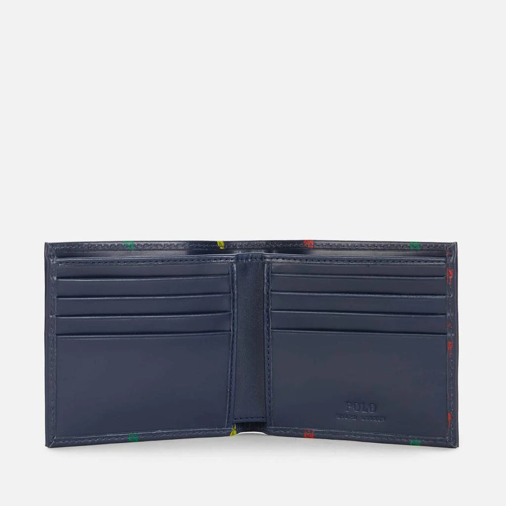 商品Ralph Lauren|Polo Ralph Lauren Men's All Over Print Bifold Wallet - Navy/Multi,价格¥825,第3张图片详细描述