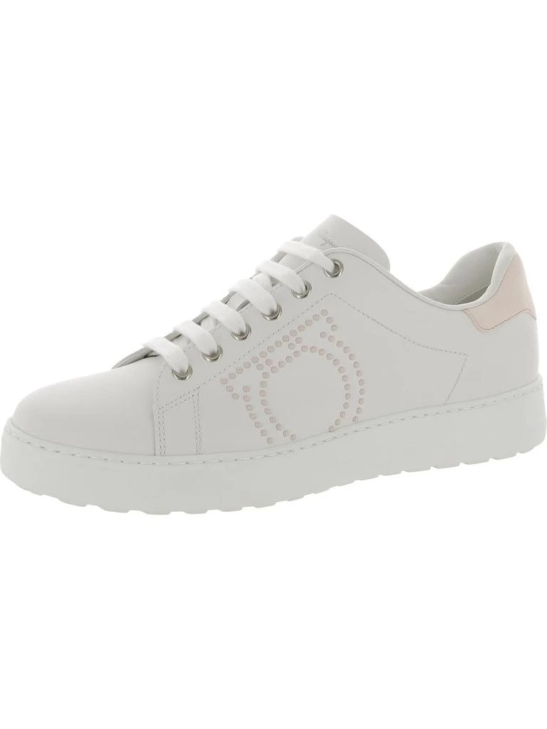 商品Salvatore Ferragamo|Pierre Womens Leather Low Top Casual and Fashion Sneakers,价格¥2501,第1张图片