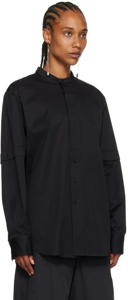 商品Lemaire|Black Band Collar Shirt,价格¥5053,第2张图片详细描述