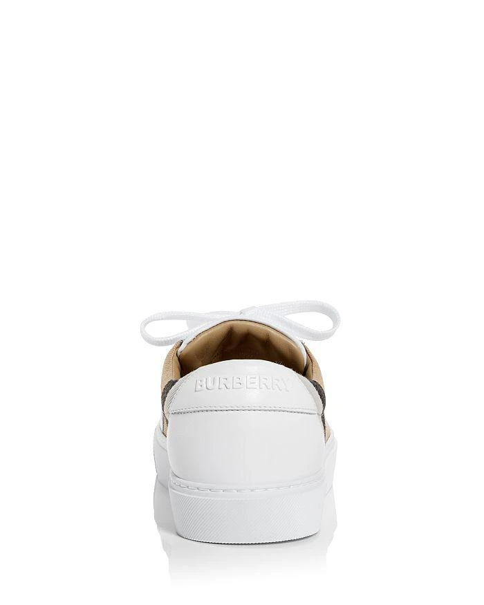 商品Burberry|Women's Salmond Vintage Check Low Top Sneakers,价格¥4293,第5张图片详细描述