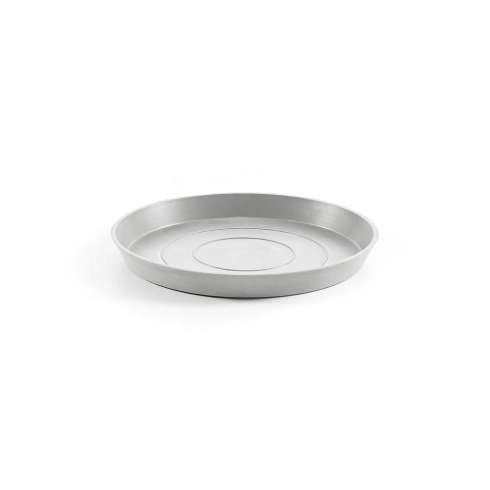 商品ECOPOTS|Round Plastic Flower Pot Saucer, White Grey, 11",价格¥134,第1张图片