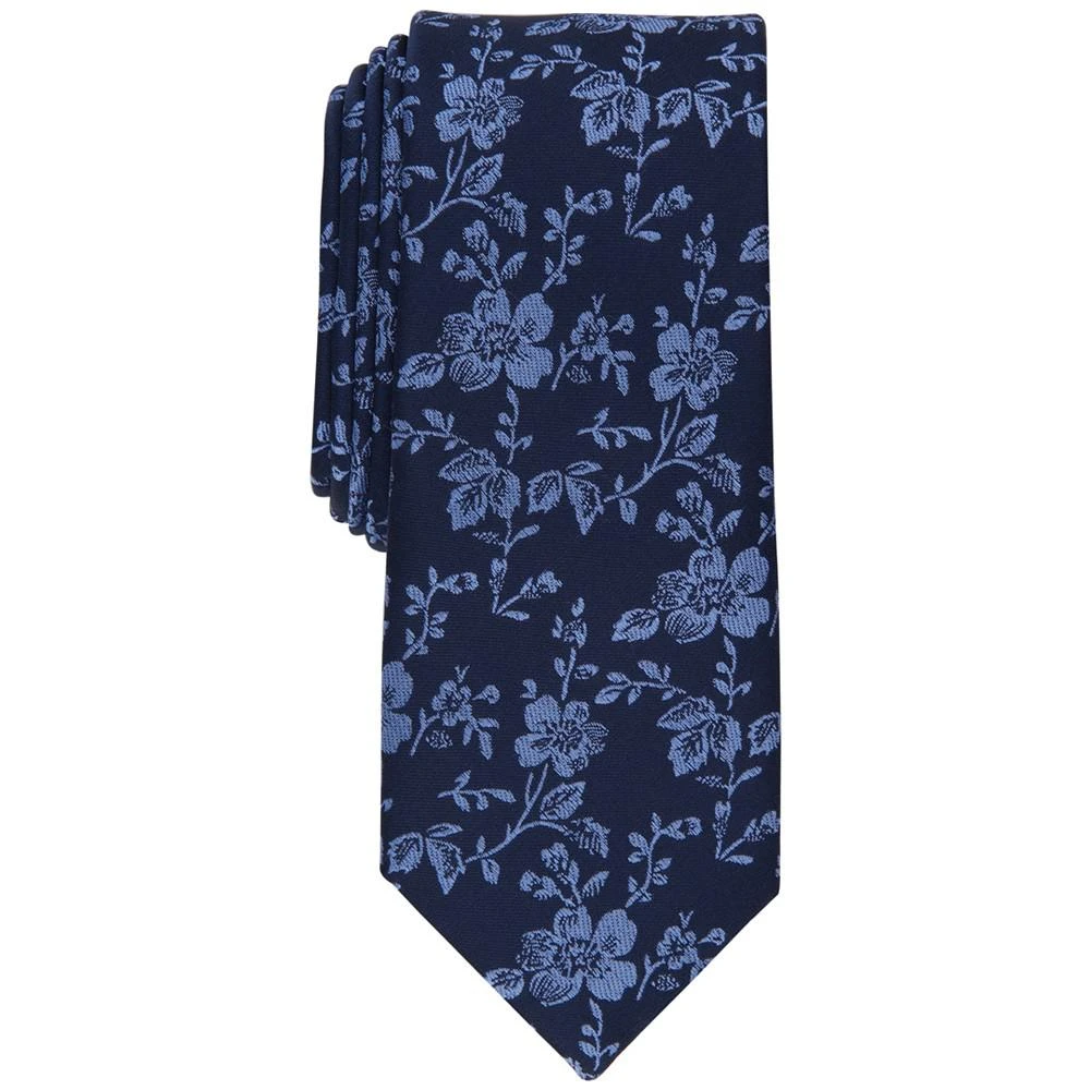 商品Bar III|Men's Faris Skinny Floral Tie, Created for Macy's,价格¥165,第1张图片