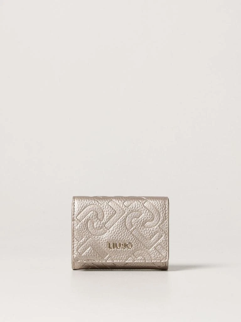 商品LIU •JO|Liu Jo wallet in synthetic leather with embossed logo,价格¥552,第1张图片