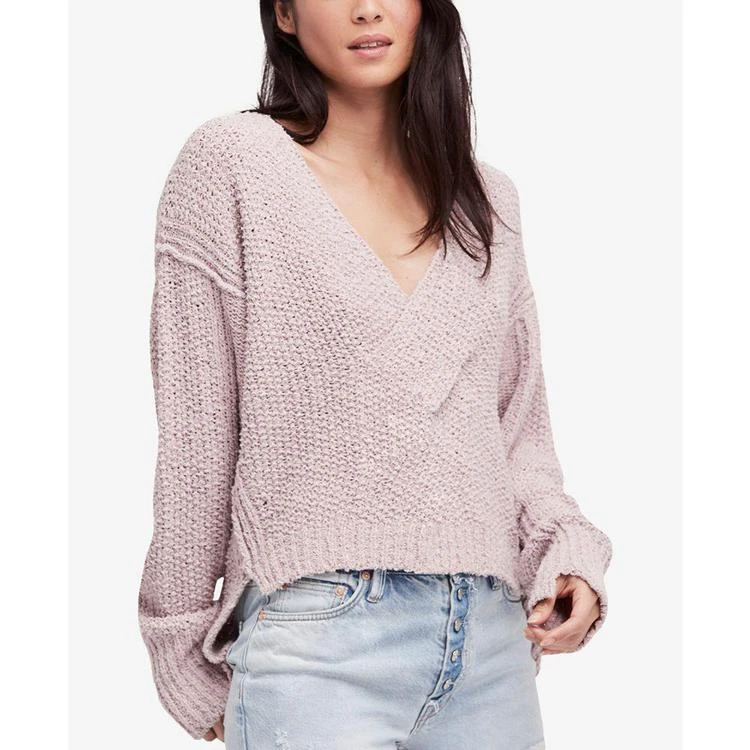 商品Free People|棉质V领针织衫,价格¥286,第4张图片详细描述