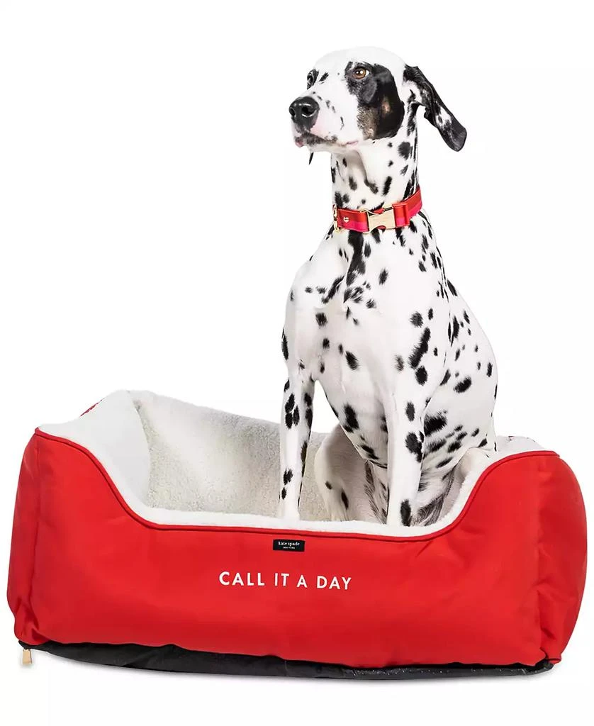 商品Kate Spade|Red & Pink Washable Dog Bed,价格¥386,第3张图片详细描述