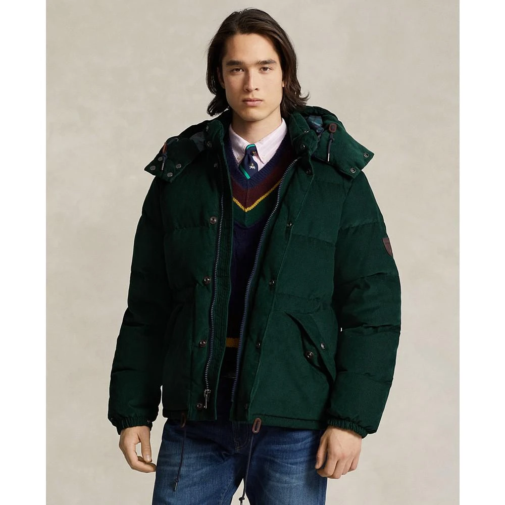 商品Ralph Lauren|Men's Water-Repellent Corduroy Down Jacket,价格¥1807,第1张图片