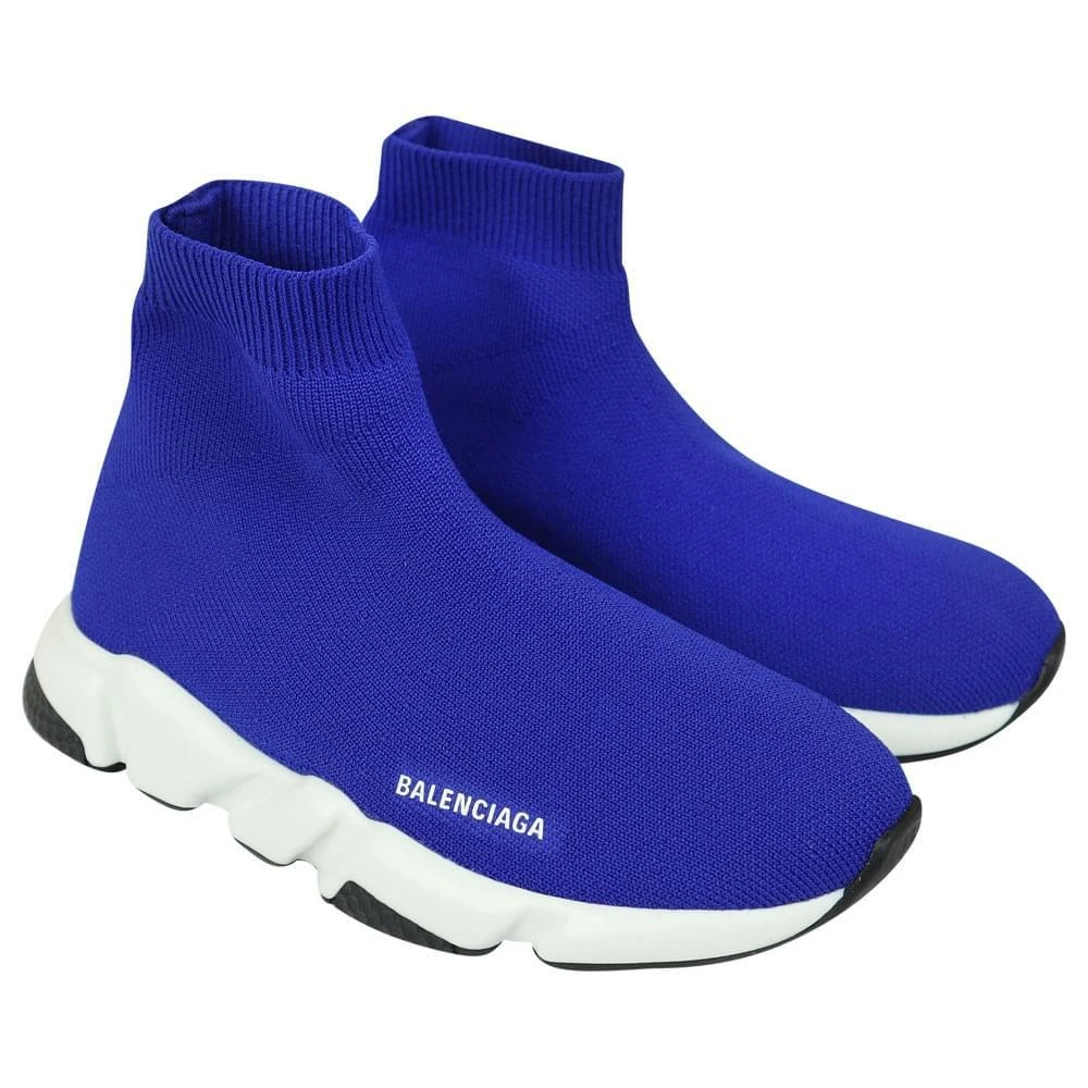 商品Balenciaga|Blue Logo Speed Sock Trainers,价格¥1578,第1张图片