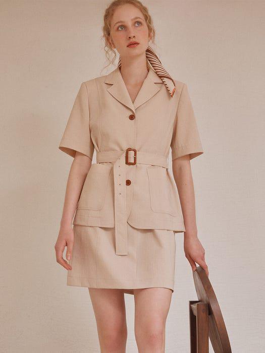 商品FRONTROW|[Easy] A-line Mini Skirt_2color,价格¥588,第6张图片详细描述