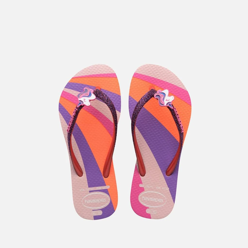 商品Havaianas|Havaianas Girls' Slim Glitter II Flip Flops - Candy Pink,价格¥99,第1张图片