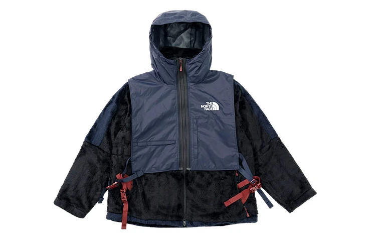 商品[国内直发] The North Face|北面 UE系列 FW22 先锋设计 仓石一树 拼色两件套抓绒夹克 男款 黑色,价格¥2536,第1张图片