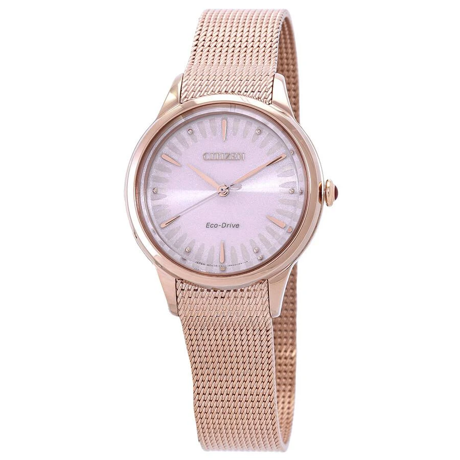 商品Citizen|L Series Eco-Drive Ladies Watch EM0819-80X,价格¥1136,第1张图片