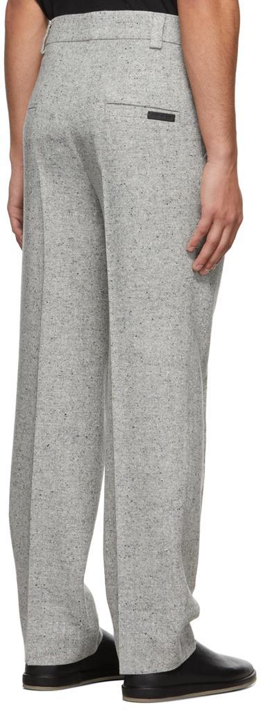 商品Fear of god|Grey Double Pleated Tapered Trousers,价格¥4333,第5张图片详细描述