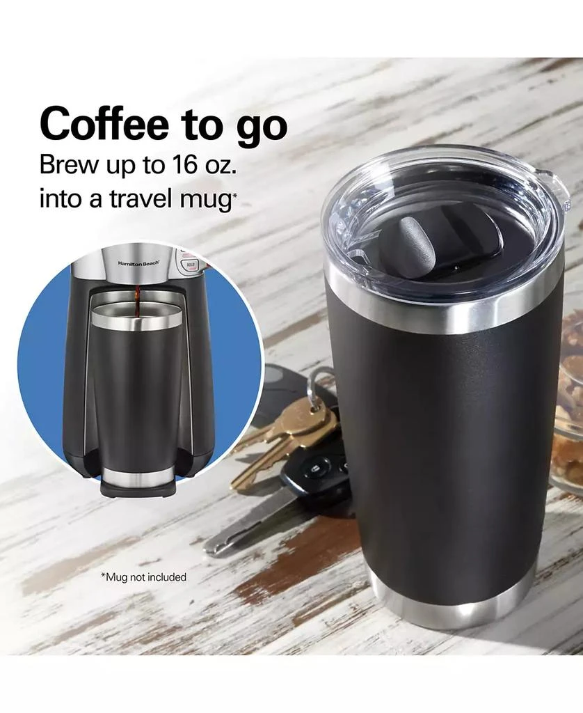 商品Hamilton Beach|Convenient Craft Single-Serve Rapid Cold Brew & Hot Coffee Maker,价格¥486,第4张图片详细描述