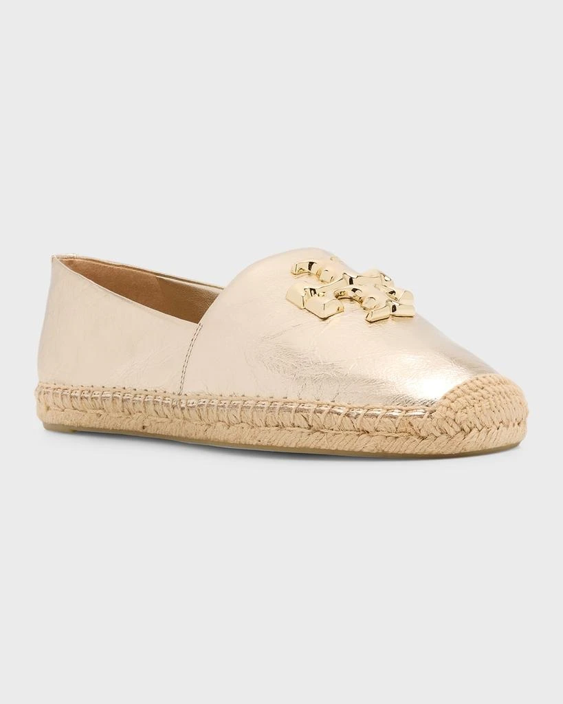 商品Tory Burch|Eleanor Metallic Medallion Loafer Espadrilles,价格¥977,第3张图片详细描述