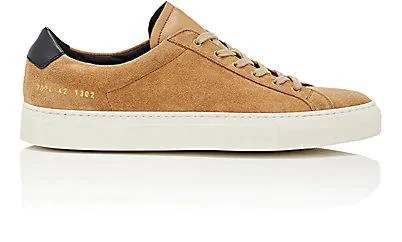 商品Common Projects|Men's Achilles Retro Suede Sneakers,价格¥1616,第1张图片