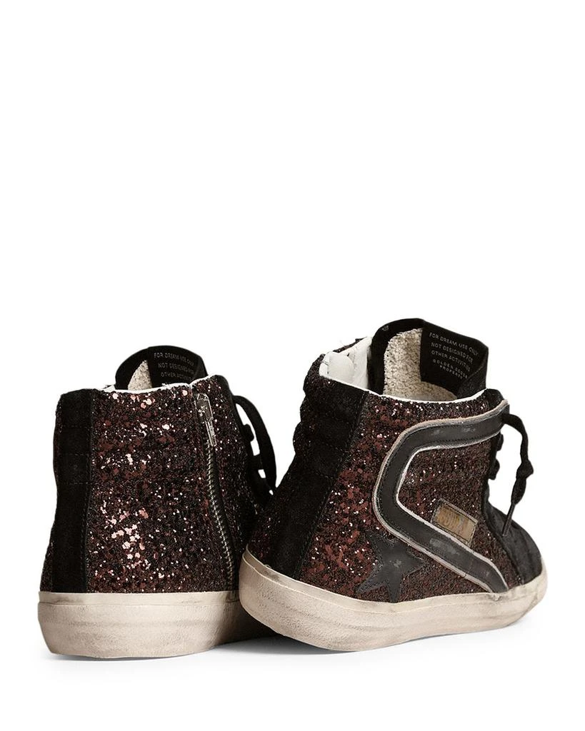 Women's Slide Glitter High Top Sneakers 商品