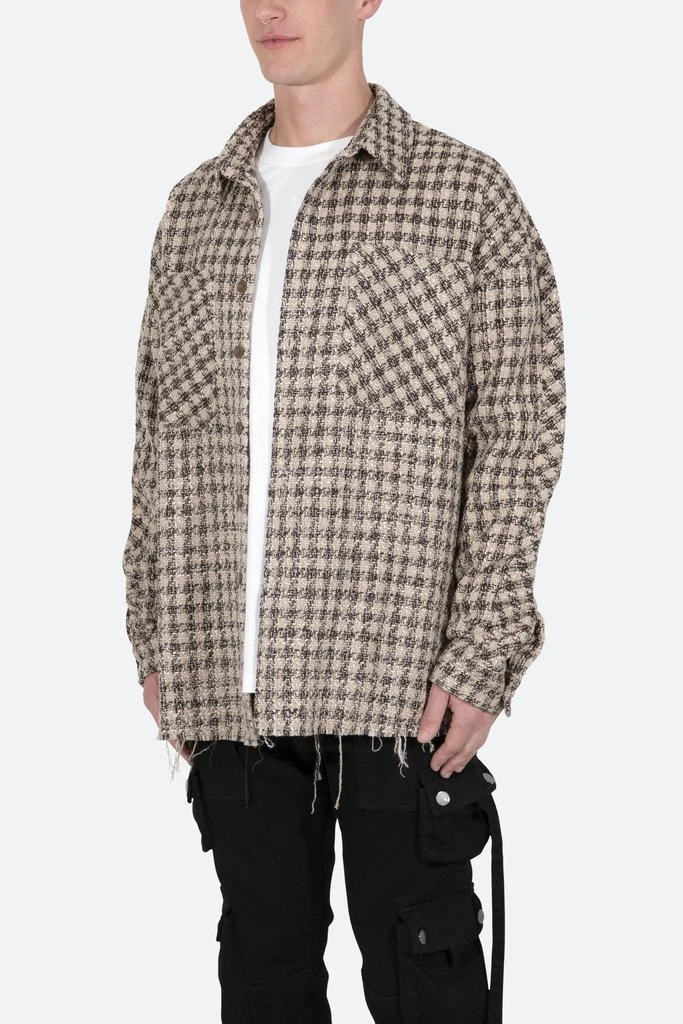 商品MNML|Heavyweight Woven Flannel - Brown,价格¥198,第3张图片详细描述