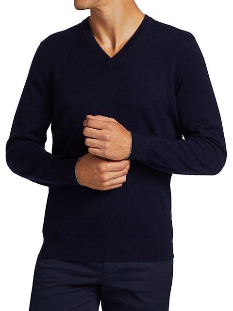Cashmere V-Neck Sweater商品第2张图片规格展示
