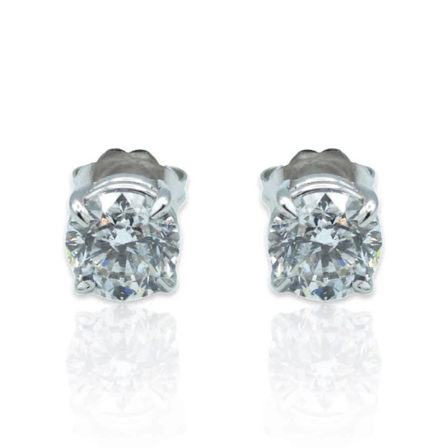 商品Tresorra|Tresorra 18K White Gold Diamond Stud Earrings,价格¥19162,第1张图片