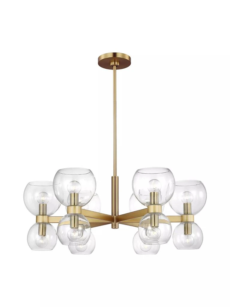 商品Kate Spade|Visual Comfort Studio Londyn Burnished Brass Chandelier,价格¥7079,第2张图片详细描述