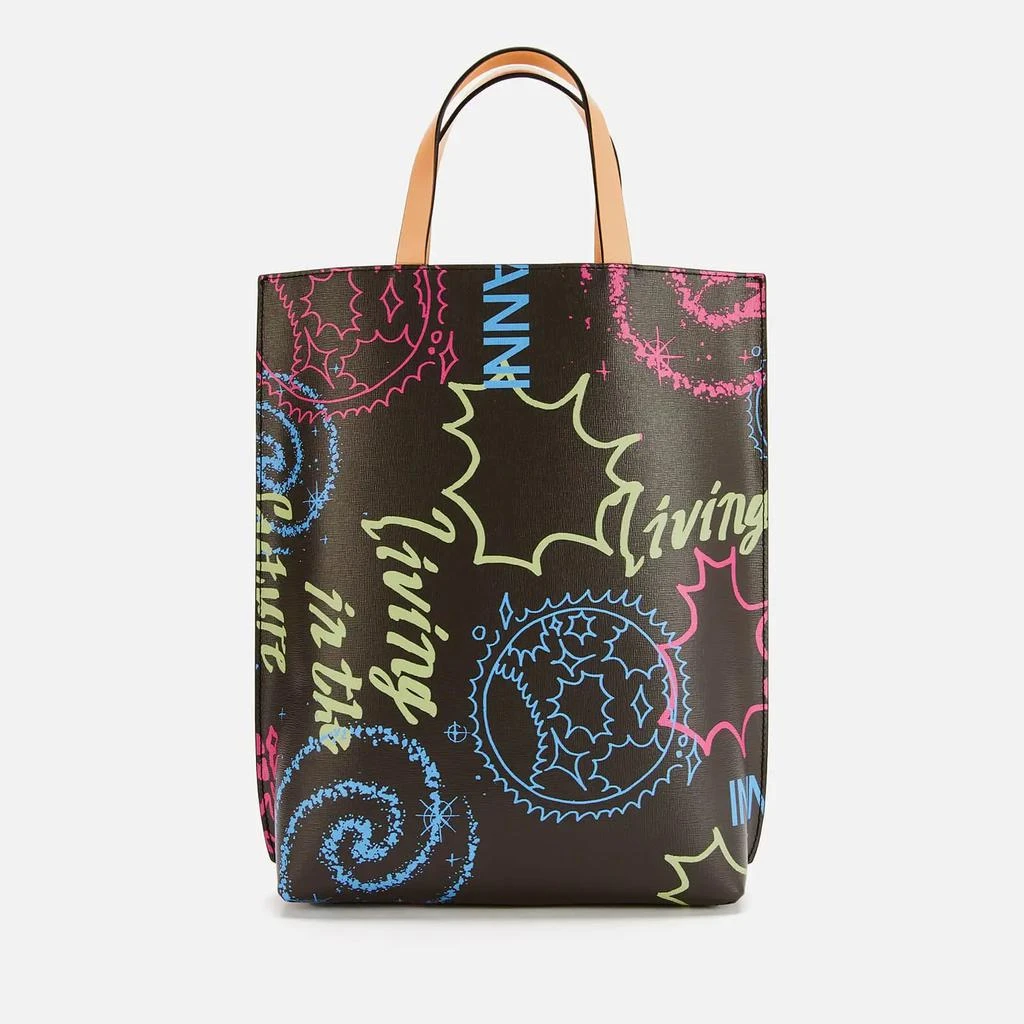 商品Ganni|Ganni Women's Printed Tote Bag,价格¥934,第3张图片详细描述