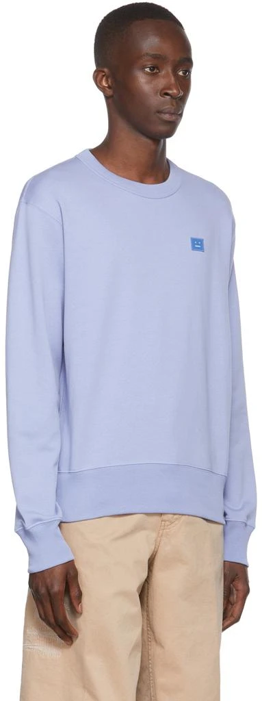 商品Acne Studios|Purple Cotton Sweatshirt,价格¥1337,第2张图片详细描述