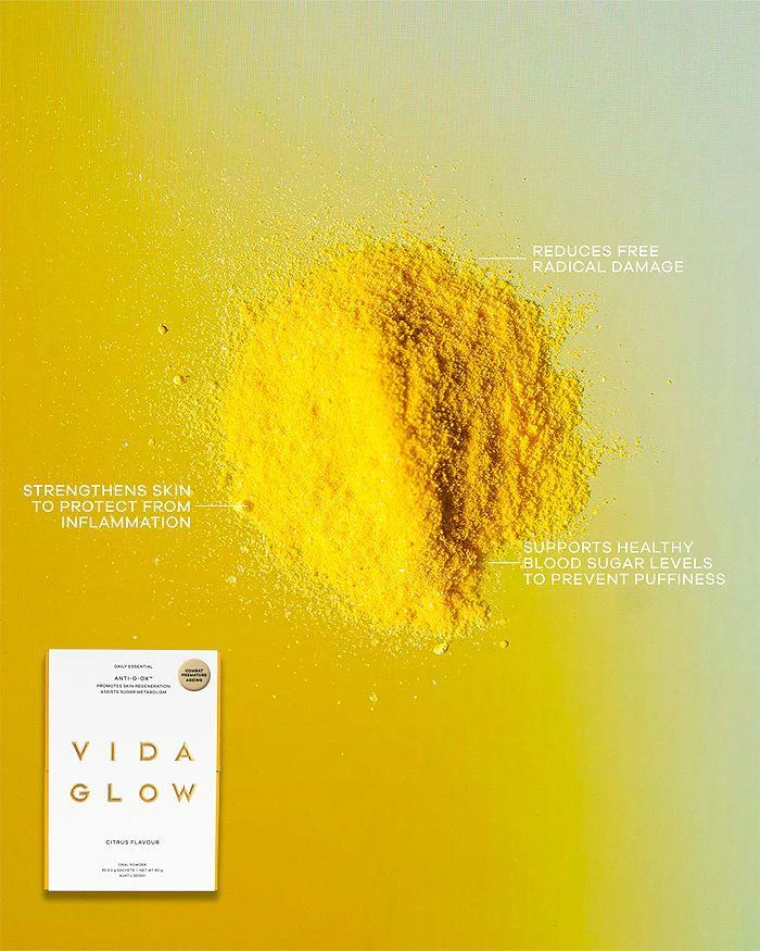 商品Vida Glow|Anti-G-Ox Supplement Powder - Citrus,价格¥412,第4张图片详细描述