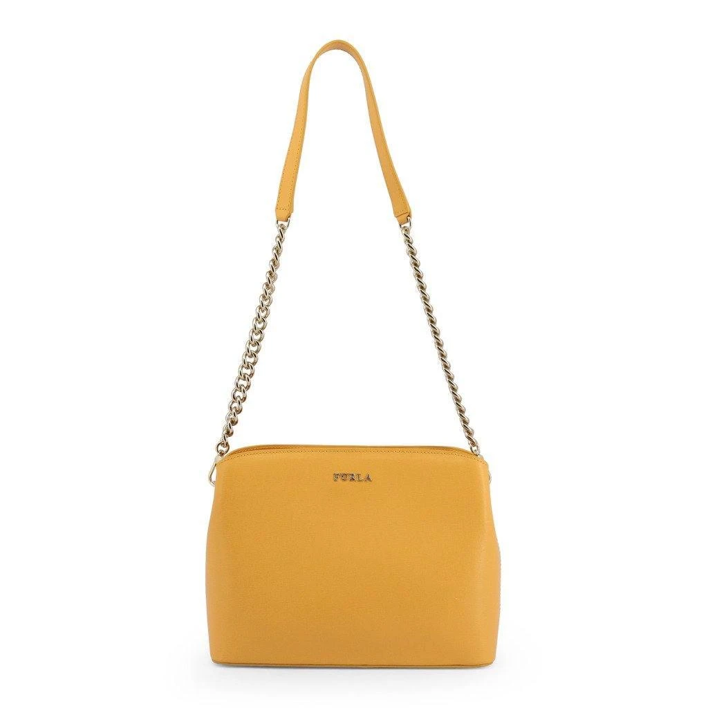 商品Furla|Furla metallic logo zipped Shoulder Bag,价格¥1397,第1张图片