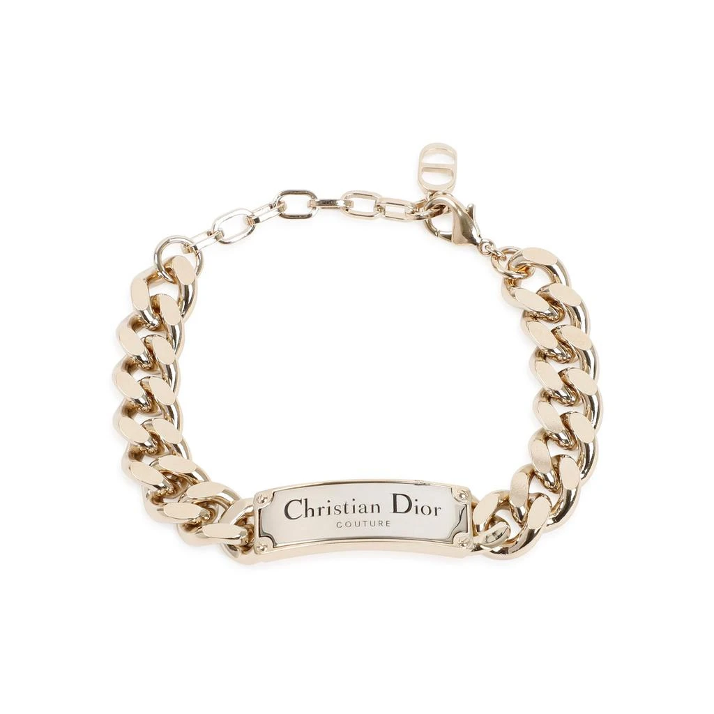 商品Dior|Dior Homme Logo Engraved Chain Link Bracelet,价格¥5166,第1张图片