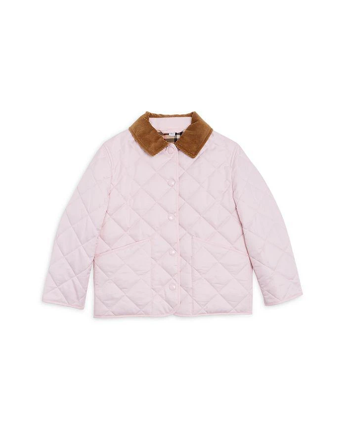 商品Burberry|Girls' Daley Quilted Jacket - Little Kid, Big Kid,价格¥4336,第1张图片