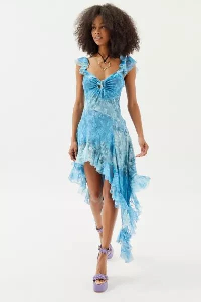 UO Hyacinth Lace Spliced Midi Dress 商品