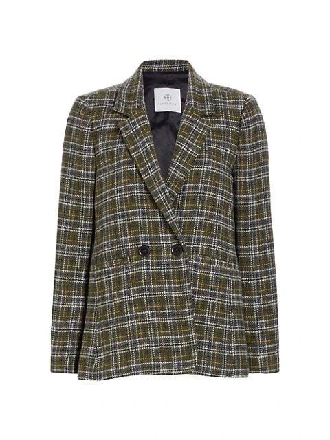 商品ANINE BING|Madeleine Plaid Blazer,价格¥1490,第1张图片