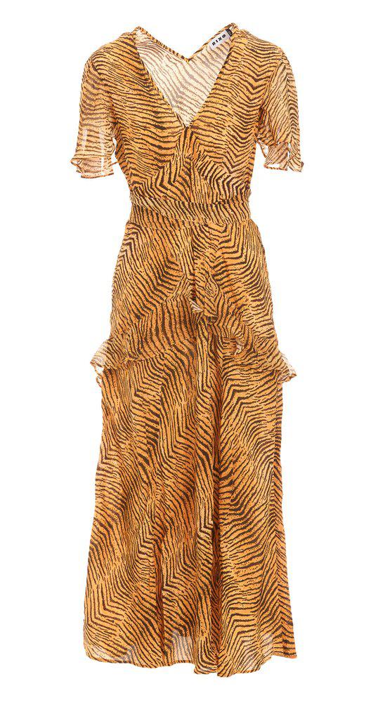 Rixo Short Sleeved Maxi Dress商品第1张图片规格展示