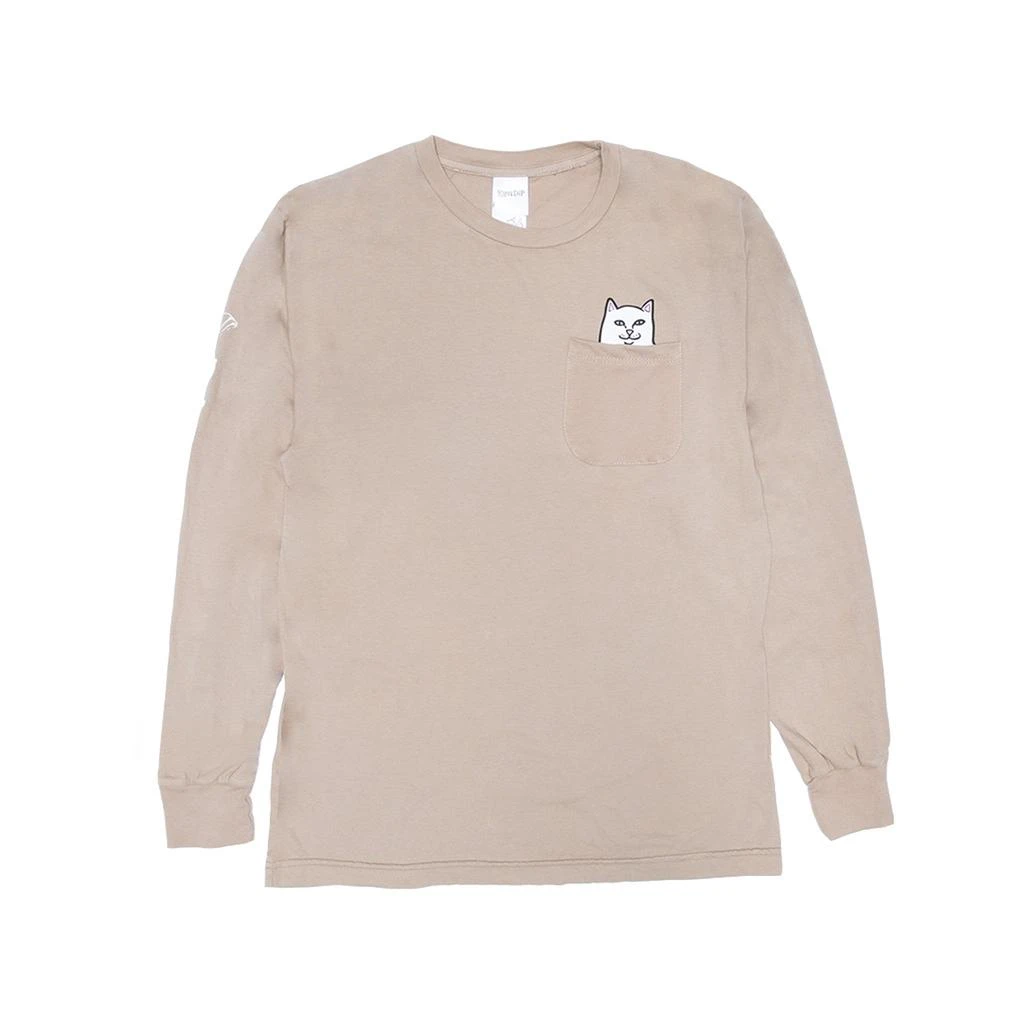 商品RIPNDIP|Lord Nermal Long Sleeve (Almond),价格¥181,第1张图片