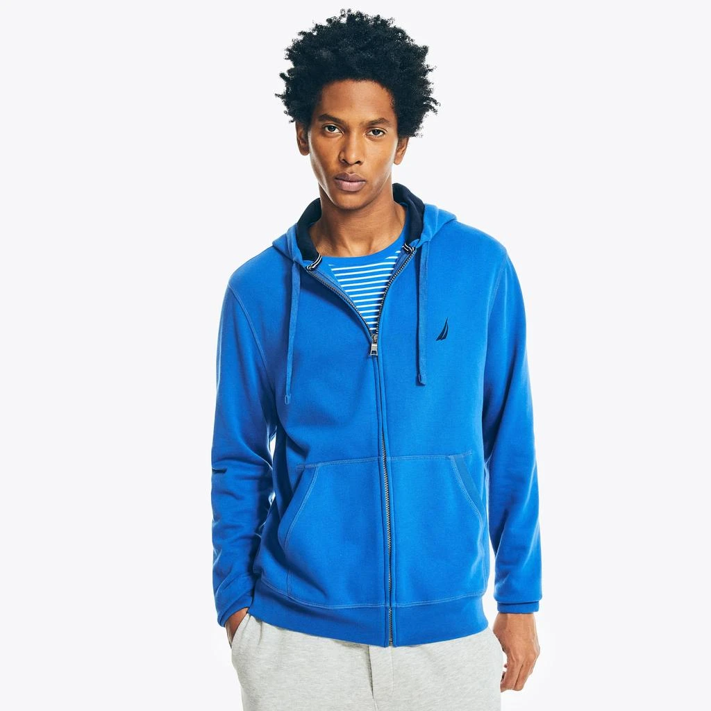 商品Nautica|Nautica Mens Big & Tall Fleece Full-Zip Hoodie,价格¥353,第4张图片详细描述