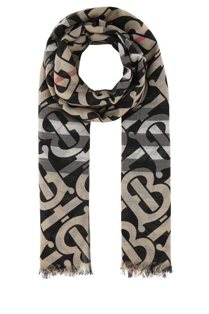 商品Burberry|Printed wool blend scarf  Printed Burberry Donna|Uomo,价格¥3191,第1张图片