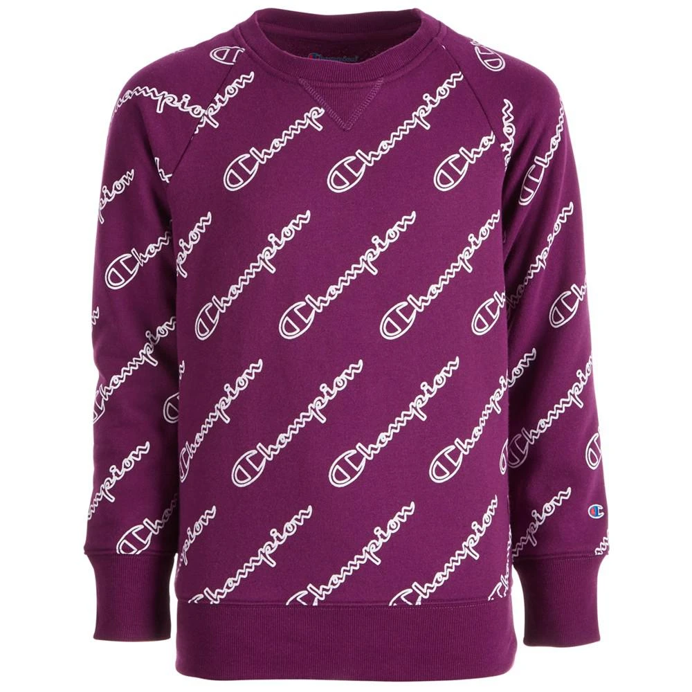 商品CHAMPION|Big Girls Script-Print Sweatshirt,价格¥146,第1张图片