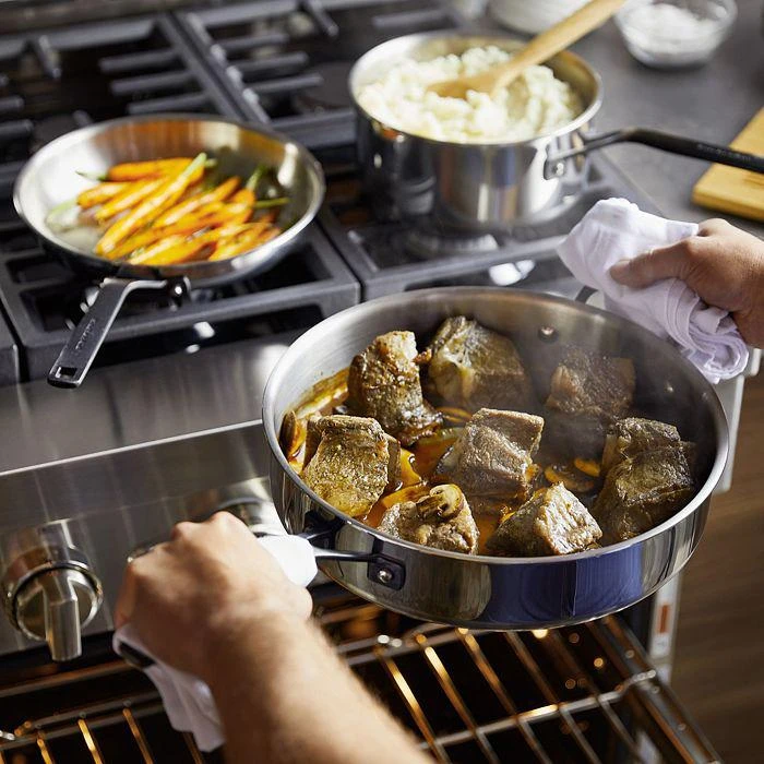 商品KitchenAid|10 Piece 5 Ply Copper Core Cookware Set,价格¥3732,第2张图片详细描述