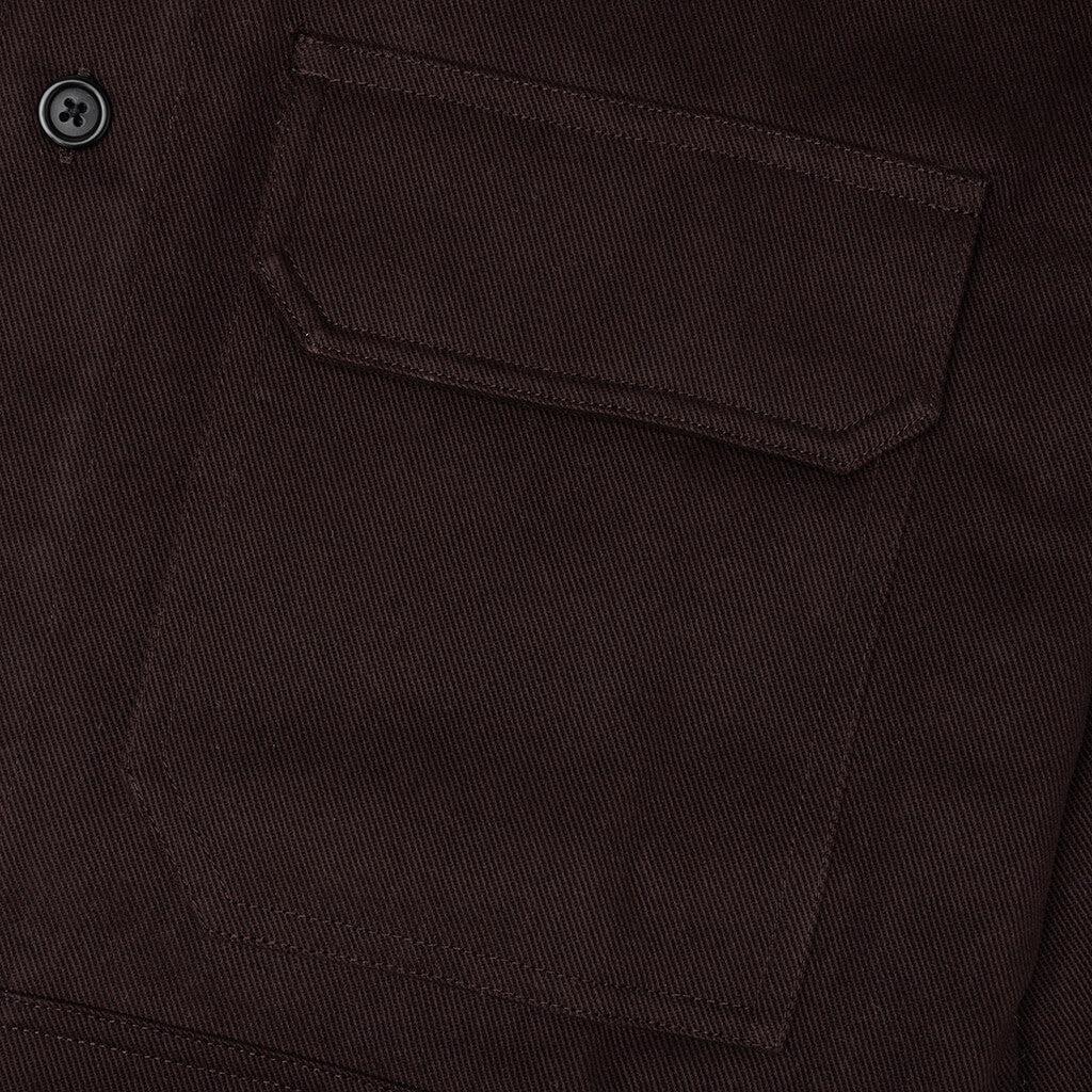 商品Helmut Lang|Helmut Lang Brushed Twill Shirt - Fig,价格¥3222,第5张图片详细描述