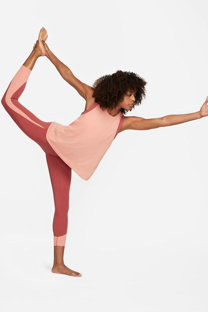 商品NIKE|Yoga Dri-FIT 7/8 Leggings - Madder Root/Canyon Rust/Grey,价格¥611,第5张图片详细描述