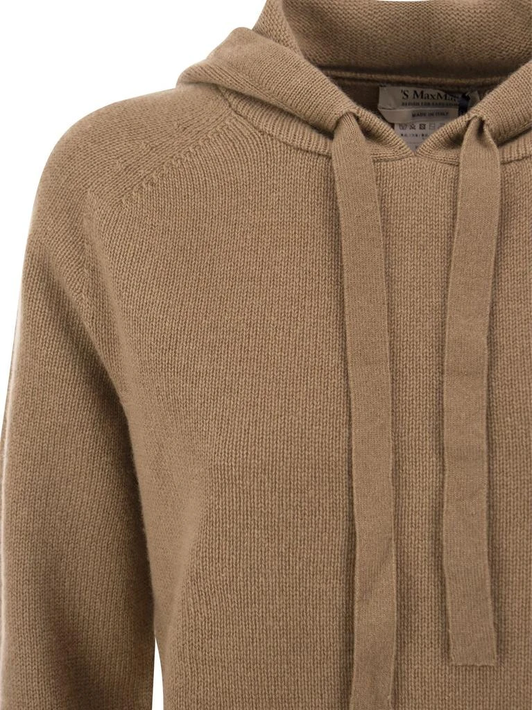 商品Max Mara|'S Max Mara Drawstring Knitted Hoodie,价格¥3023,第4张图片详细描述