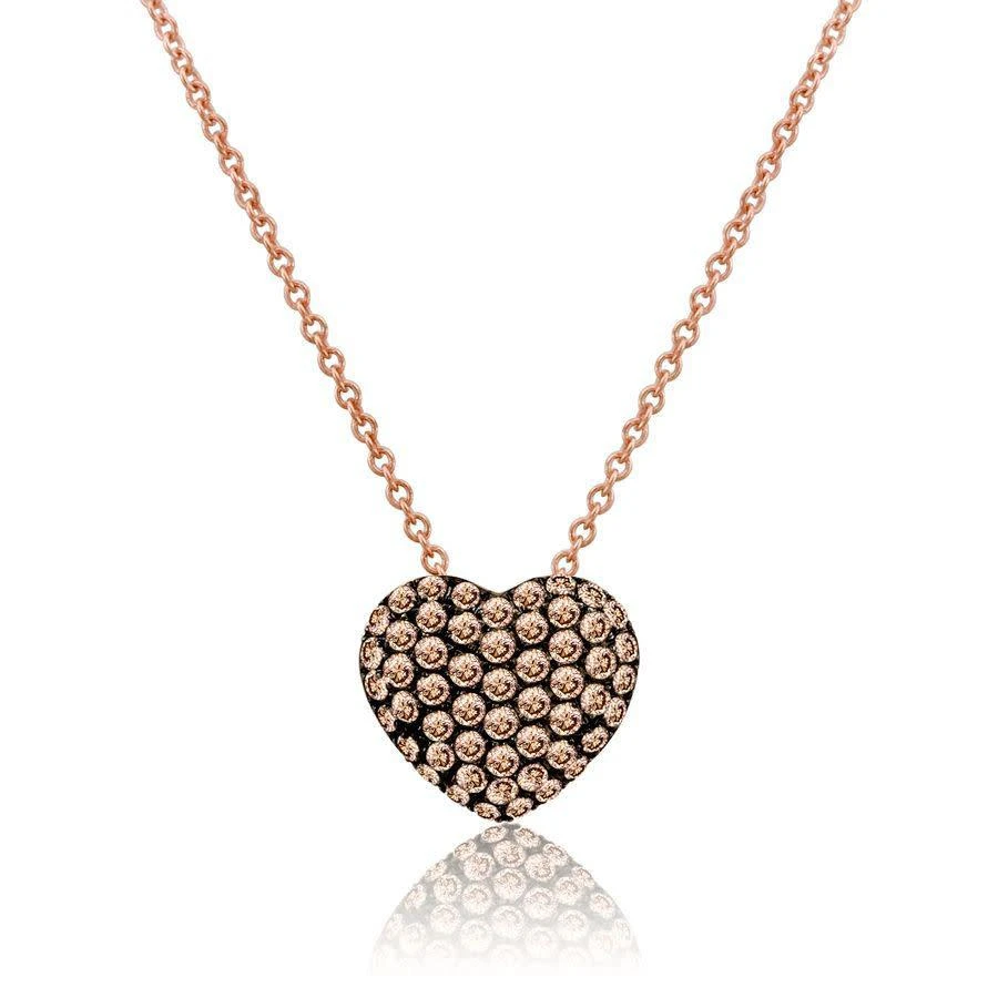 商品Le Vian|Ladies' Chocolate Diamonds Fashion Pendant in 14k Strawberry Gold,价格¥3466,第1张图片